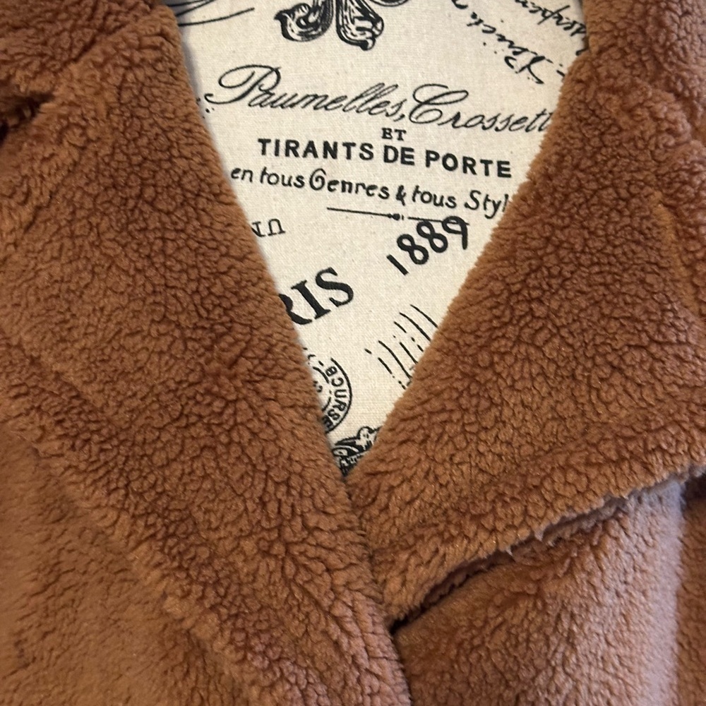 Gap NWT large brown Sherpa jacket - Picture 7 of 7